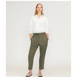 Everlane the poplin pleated taper pant